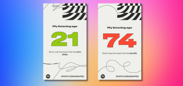 Spotify Wrapped listening age