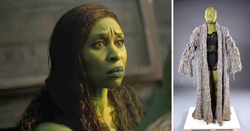 wicked for good elphaba and then the sex cardigan