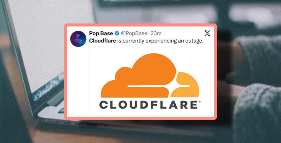 Cloudflare outage internet down