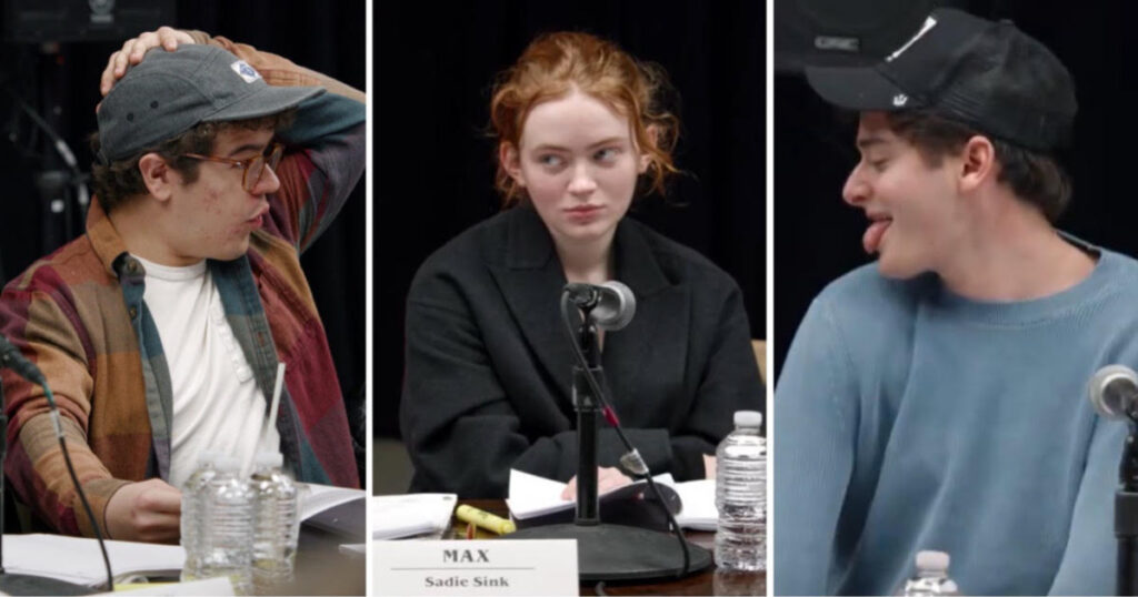 Stranger Things cast react