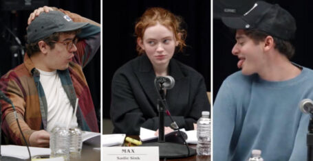 Stranger Things cast react