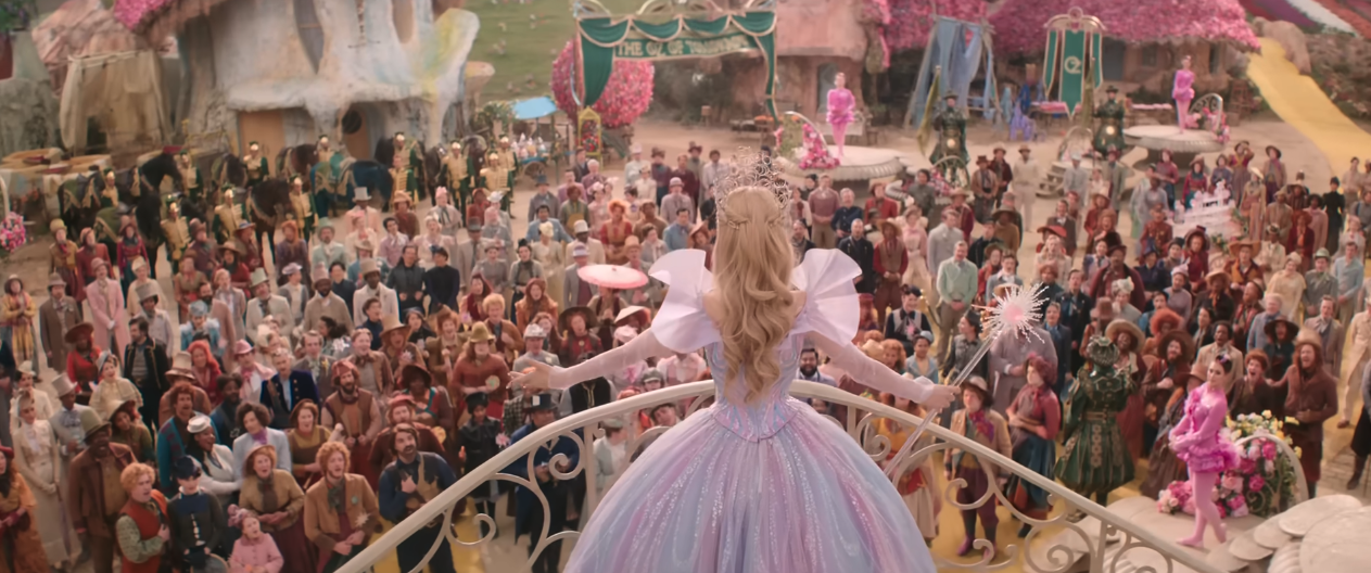 wicked for good glinda munchkins political lines