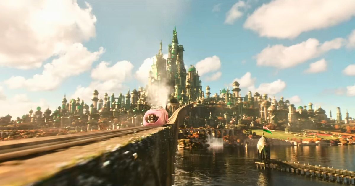 wicked for good deleted scene glinda train