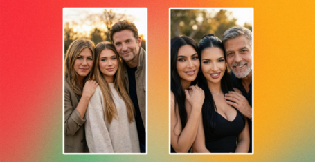 AI chooses my celebrity parents filter on TikTok