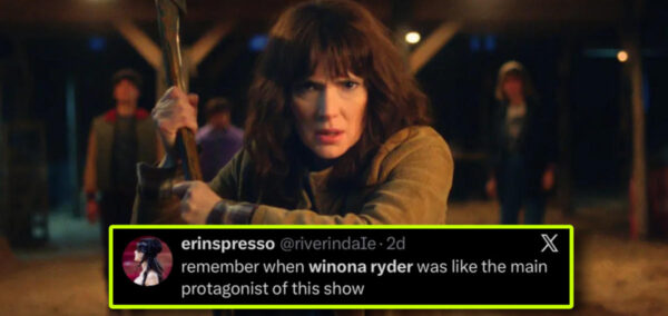 Stranger Things Winona Ryder snubbed