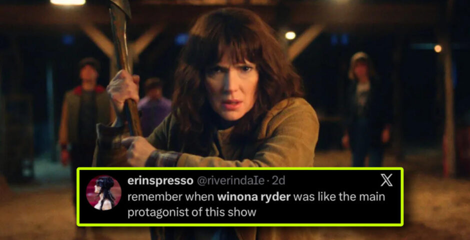 Stranger Things Winona Ryder snubbed
