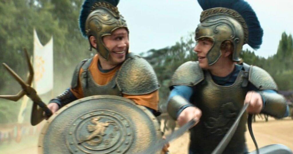 percy jackson season two chariot race