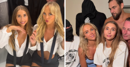 Annie Knight and Lily Phillips