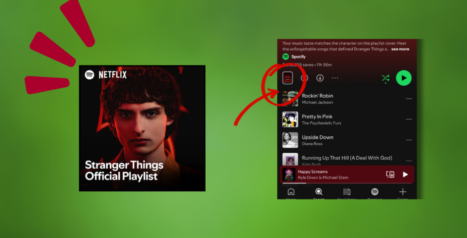 Stranger Things Spotify hidden details