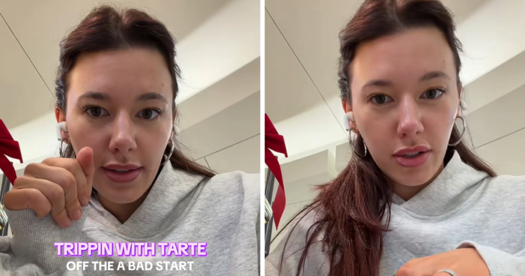 Influencer slammed Tarte brand trip