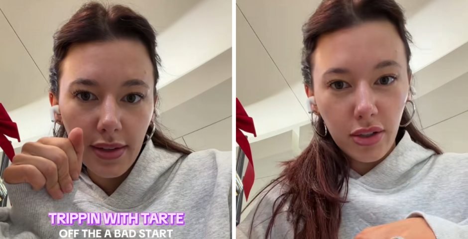 Influencer slammed Tarte brand trip