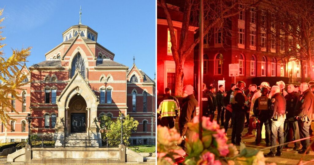 brown university and then emergency services after the shootings