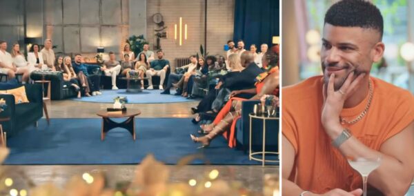 mafs uk 2025 cast and then keye looking contemplative with a cocktail