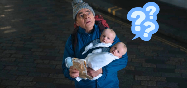 Man vs Baby real twins