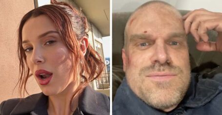 millie bobby brown david harbour premiere