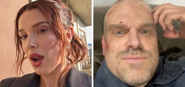 millie bobby brown david harbour premiere