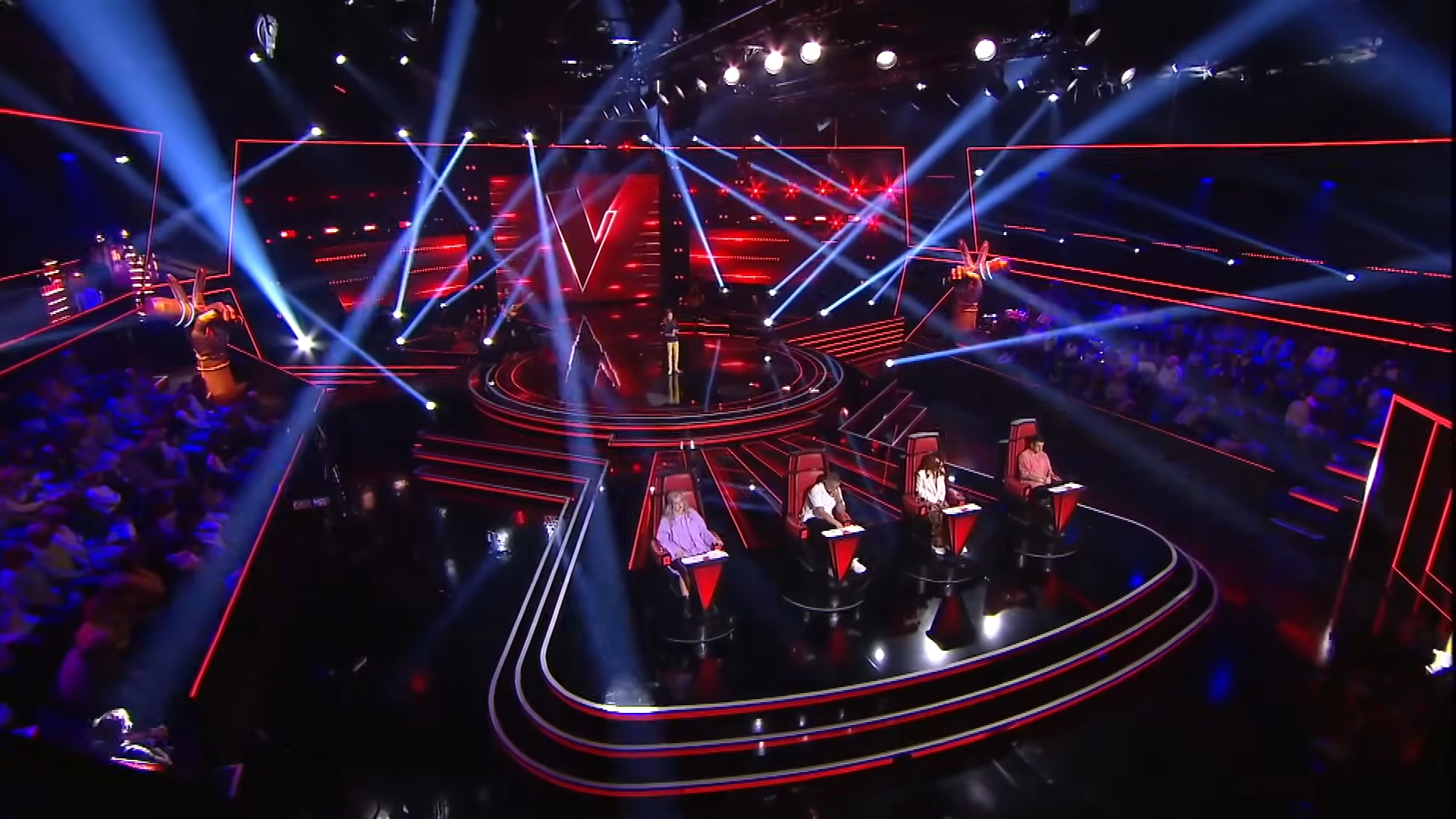 Nicolas singing Beggin' for the blind audition tv december 10