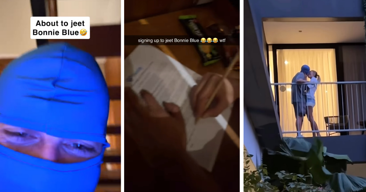 Bonnie Blue challenge stunt