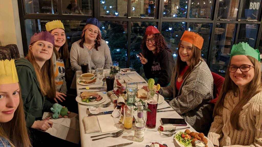 christmas lunch students