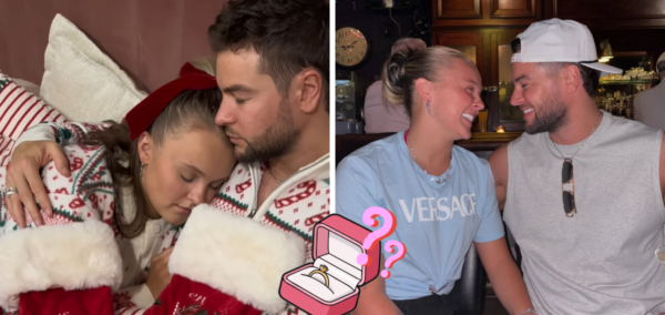 Jojo Siwa Chris Hughes Christmas engagement