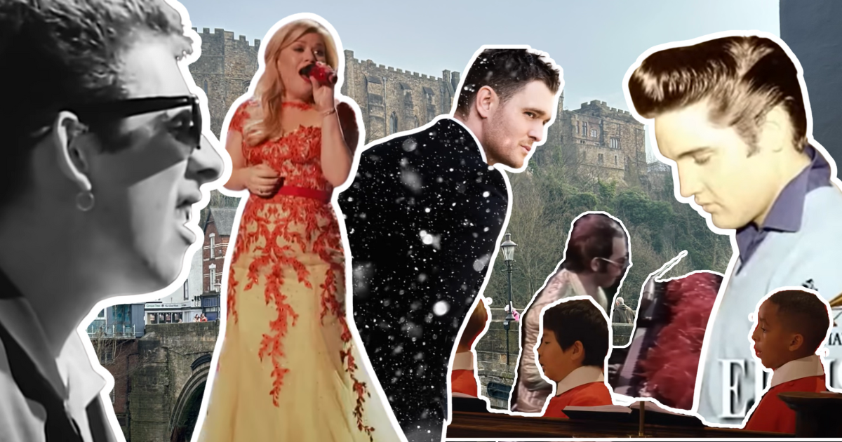 Here’s your college, your Christmas song