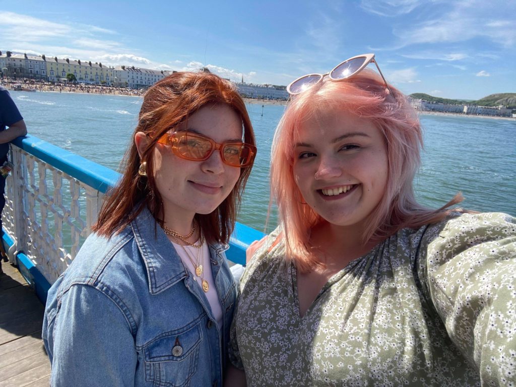 girls on holiday