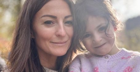 Influencer Melissa Mae Carlton with her child