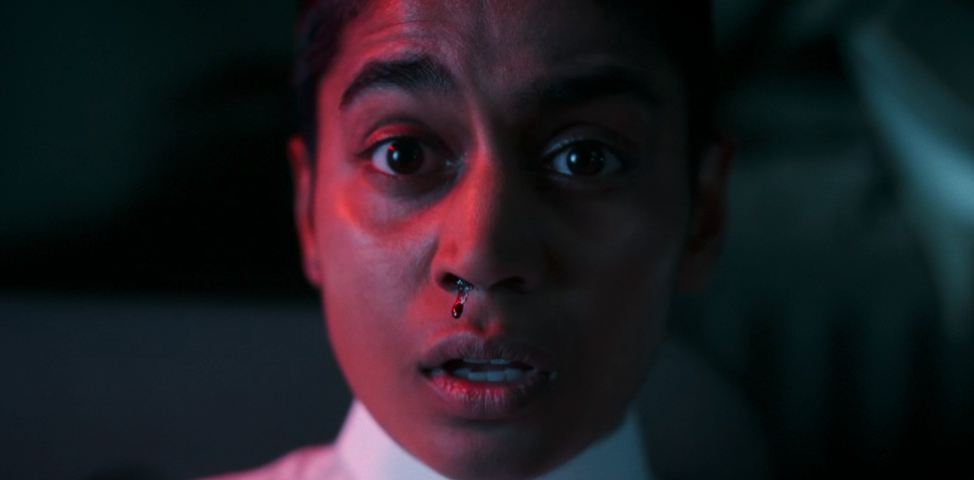 kali stranger things nosebleed right nostril