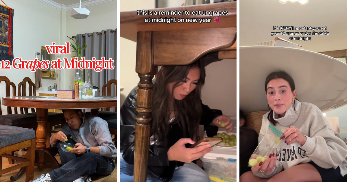 Why people on TikTok are eating 12 grapes on New Year's Eve
