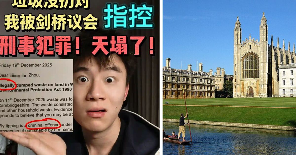 Cambridge student summoned to court after dumping box next to a bin