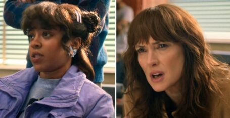 stranger things winona ryder priah ferguson erica joyce