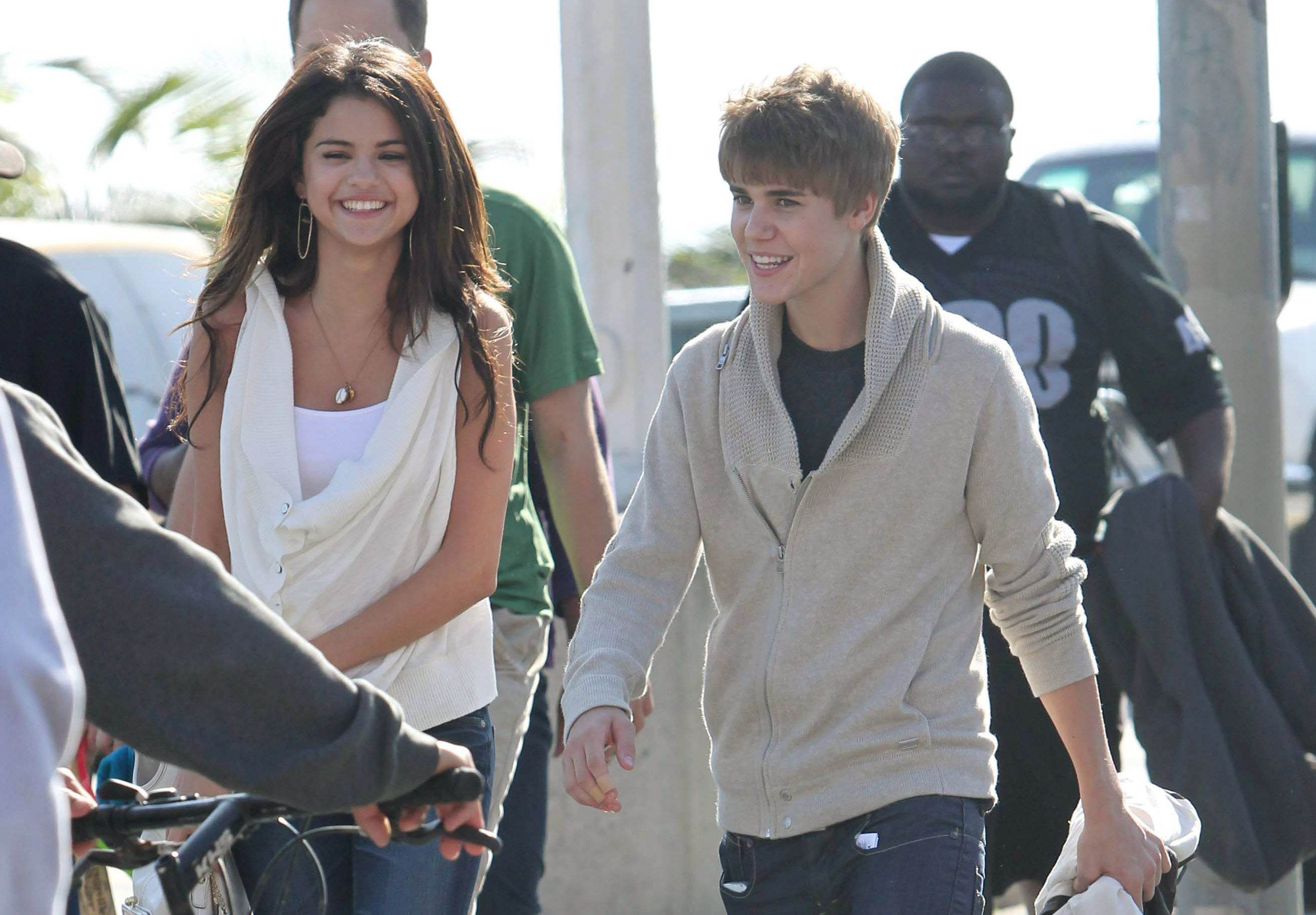 Justin Bieber and Selena Gomez