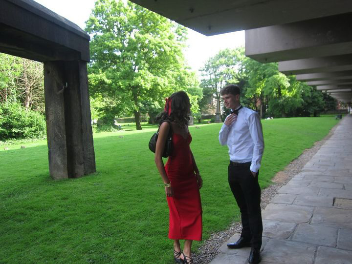 Leeds Uni students living it up at Devonshire Hall