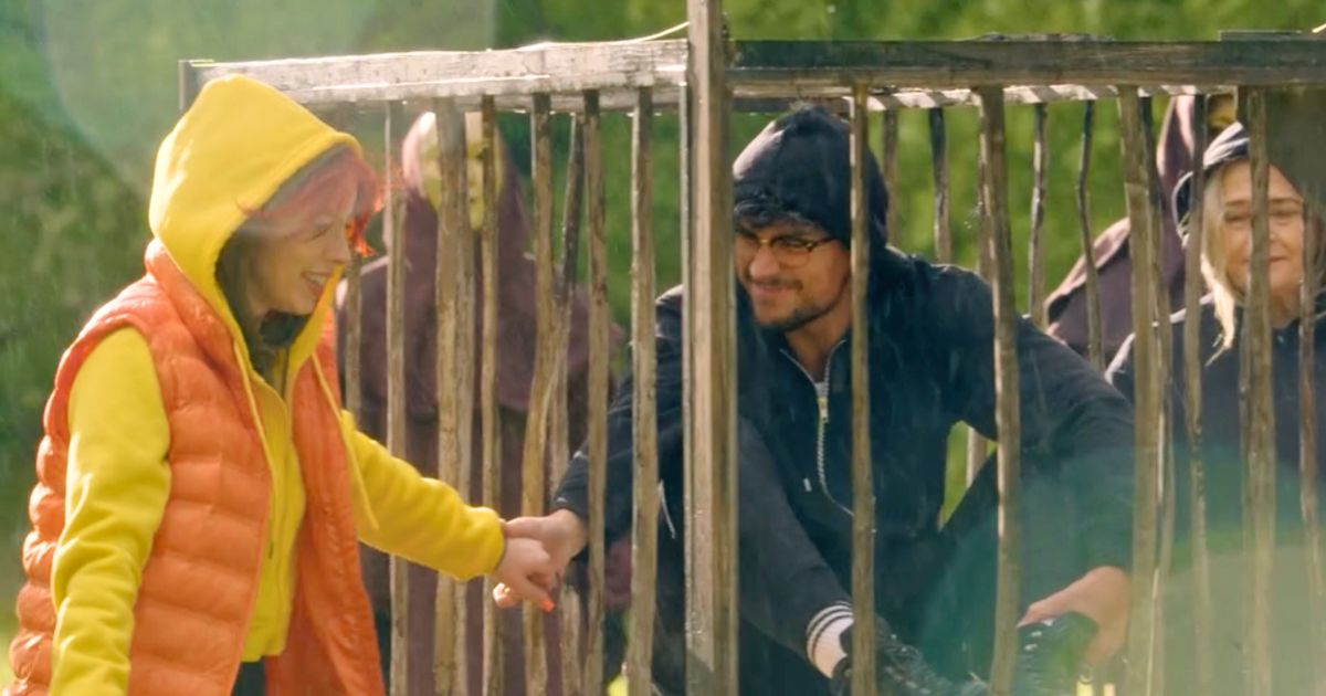 the traitors Jessie says 'I love you'(Image via BBC iPlayer)