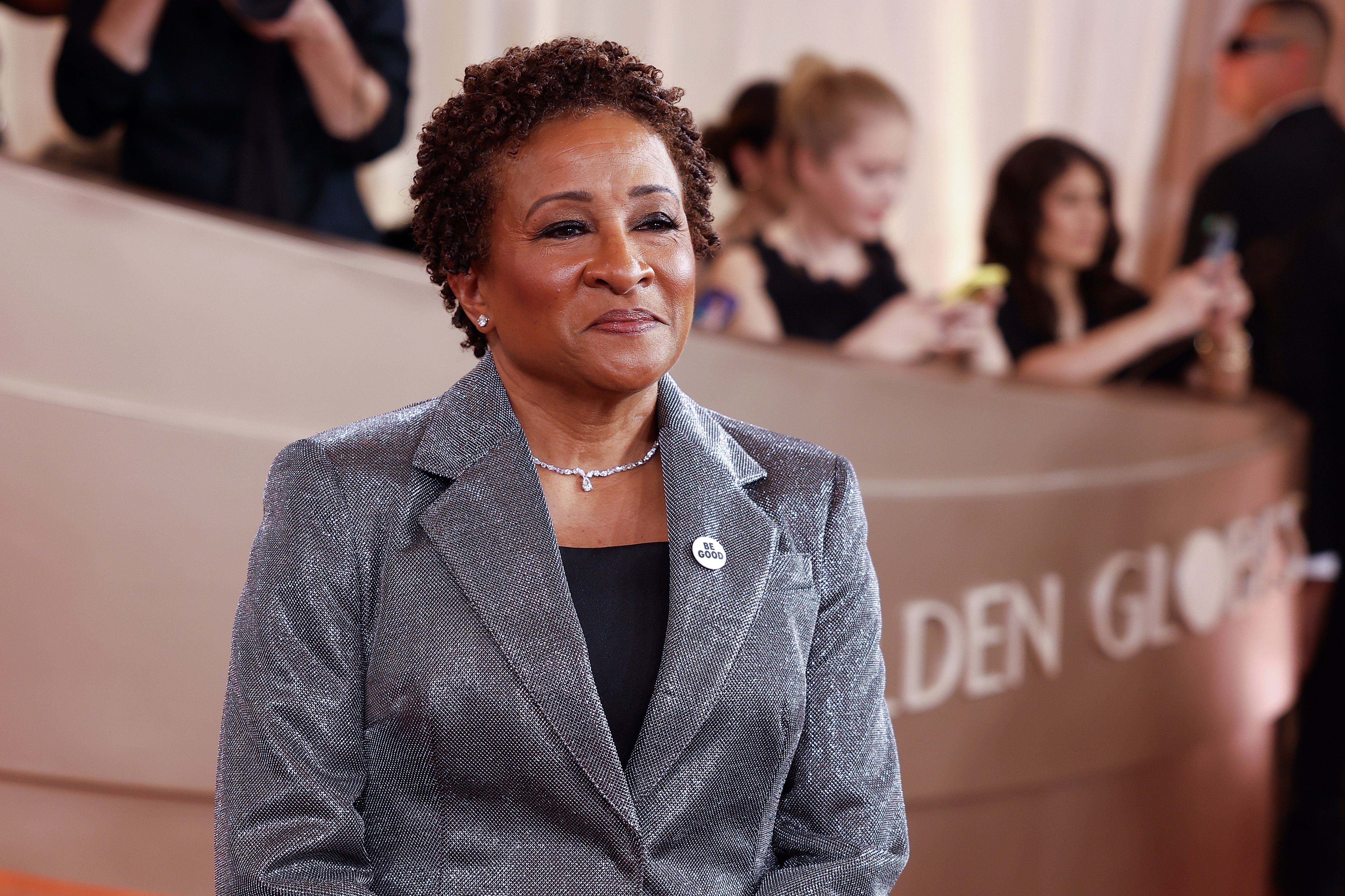 Pin badges worn at Golden Globes 2026