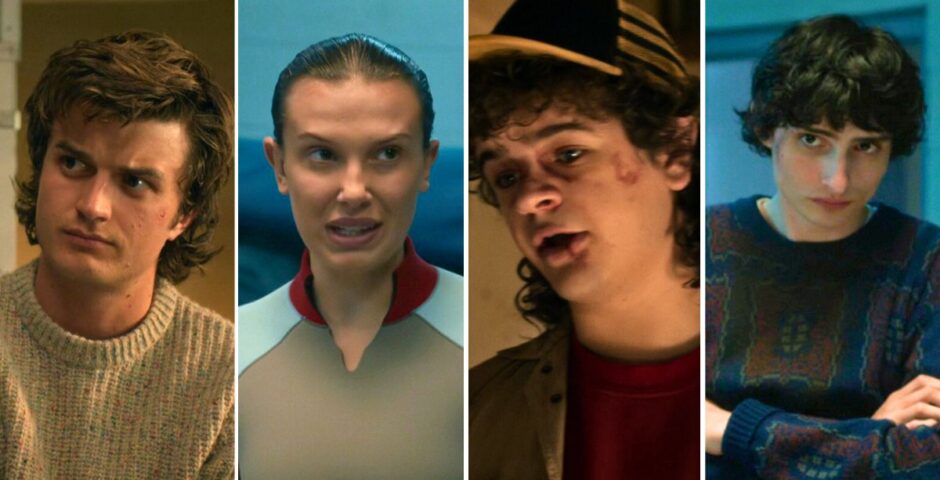 stranger things cast millie bobby brown joe keery etc
