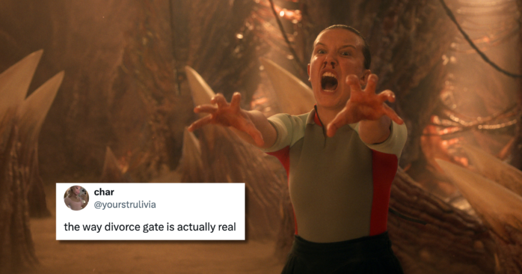 Divorce gate Stranger Things theory