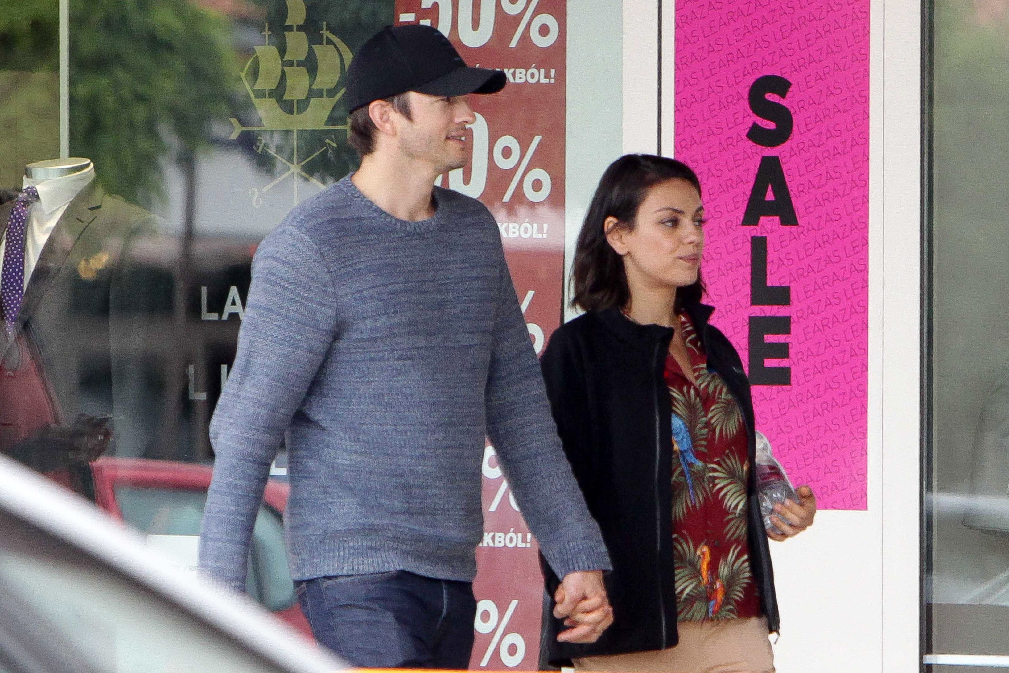 Ashton Kutcher and Mila Kunis