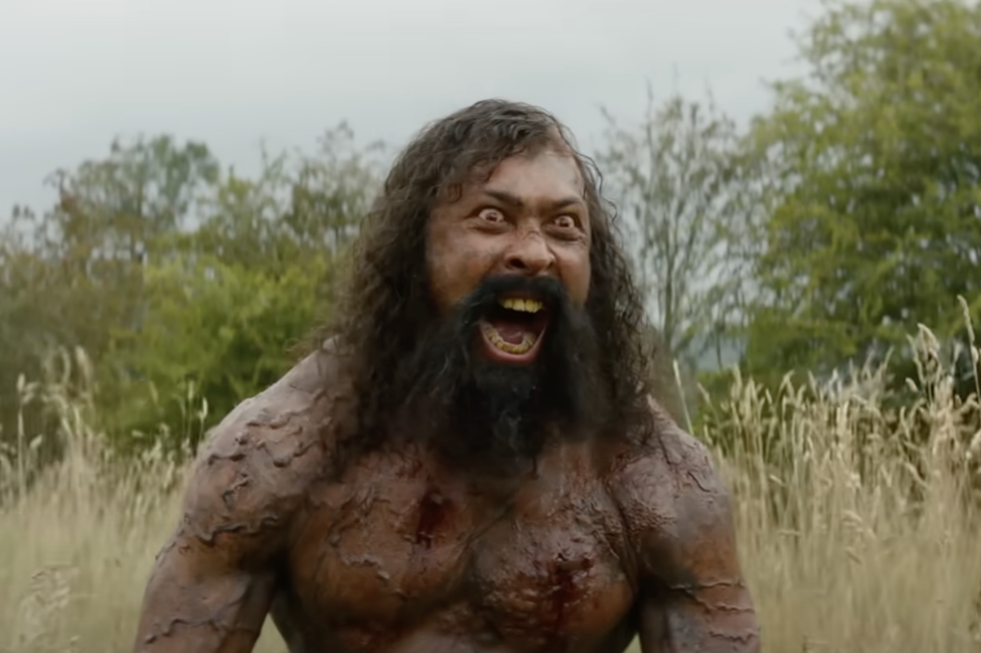 Alpha hung zombie covered 28 Years Later: The Bone Temple