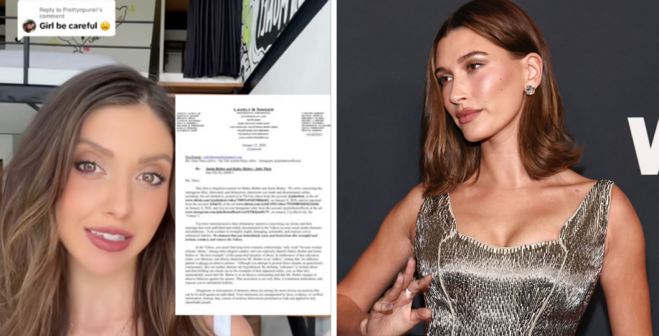 Hailey Bieber responds to influencer