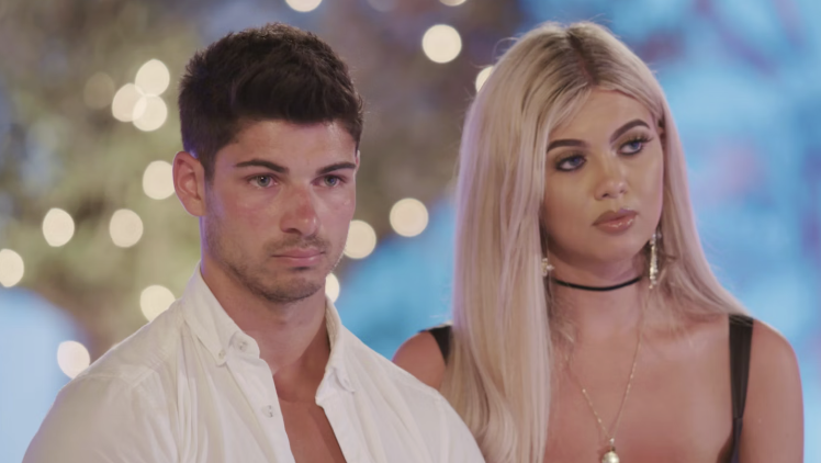 Belle and Anton on Love Island