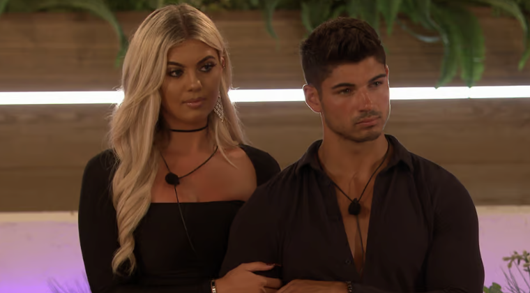 Belle and Anton on Love Island