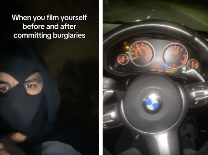 Footage used from burglaries 