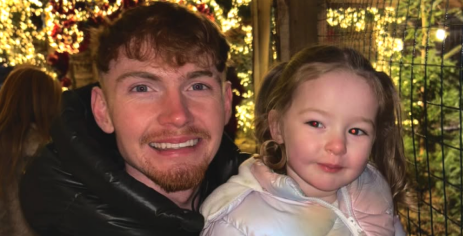 Love Island All Stars cast member Jack Keating with his baby