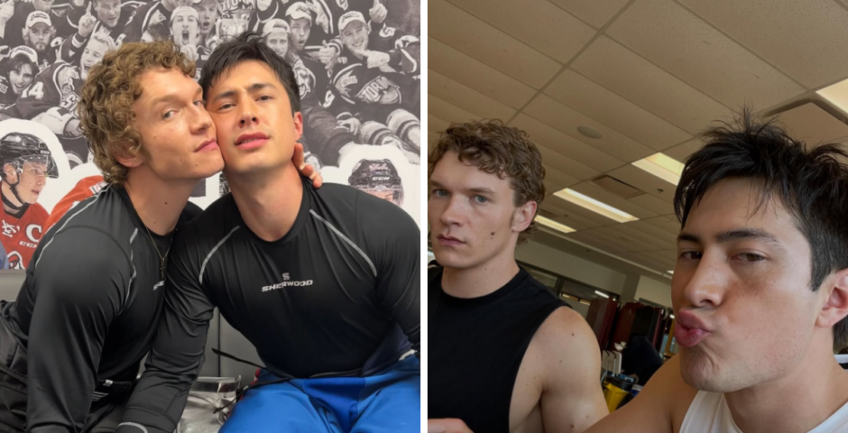 Heated Rivalry Connor Storrie Hudson Williams friendship