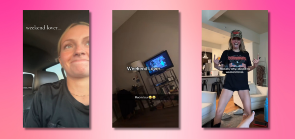 Weekend lover purple rain TikTok trend