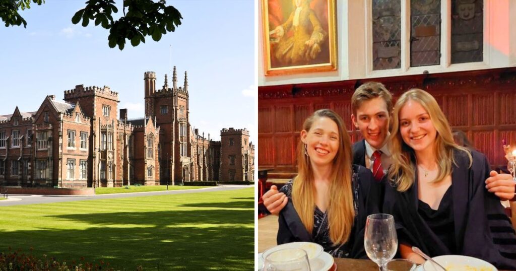 queen's university belfast and the university of cambridge with students some of the least popular russell group unis