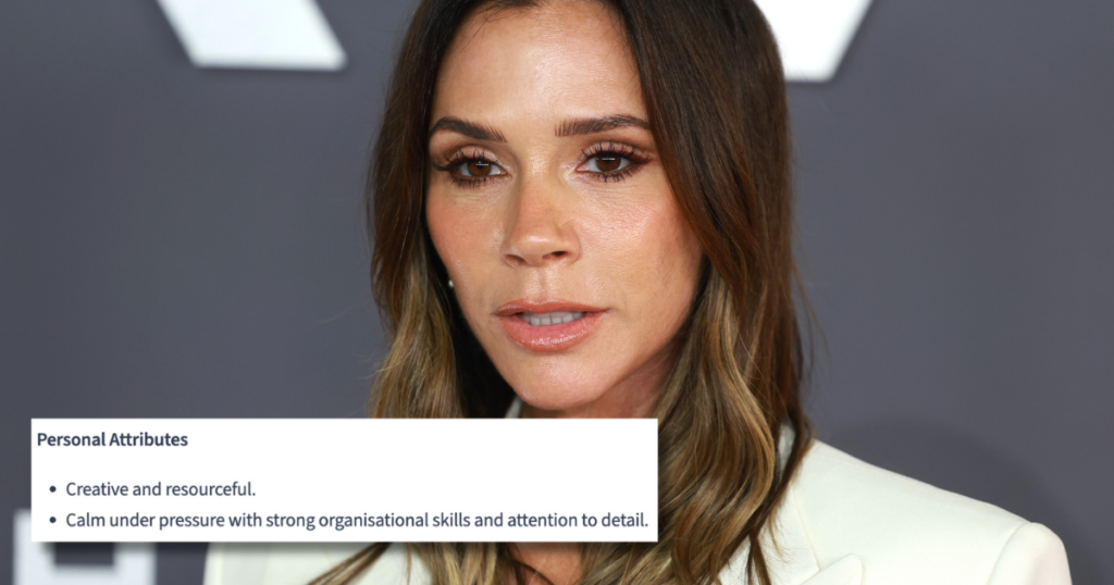 Victoria Beckham is hiring