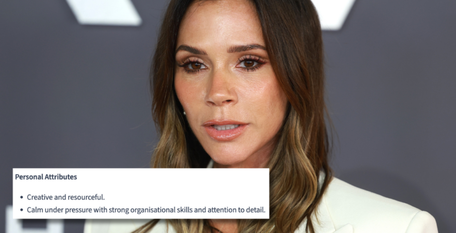 Victoria Beckham is hiring