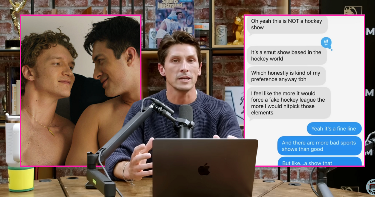 ‘That is a lie’: Podcast bros bite back after their ‘spineless’ texts about Heated Rivalry leak